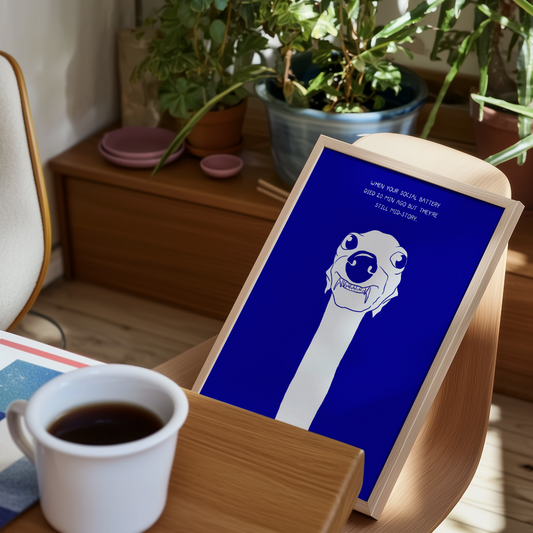 social battery art print