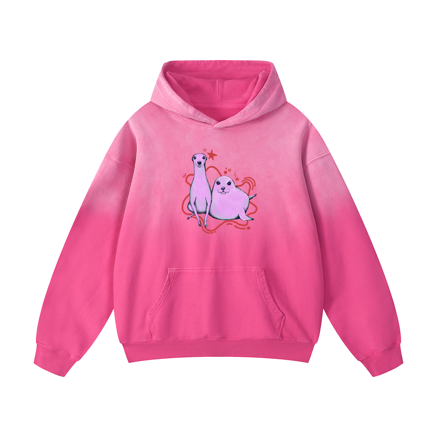 Noodle & Sea Dog Oversized Hoodie