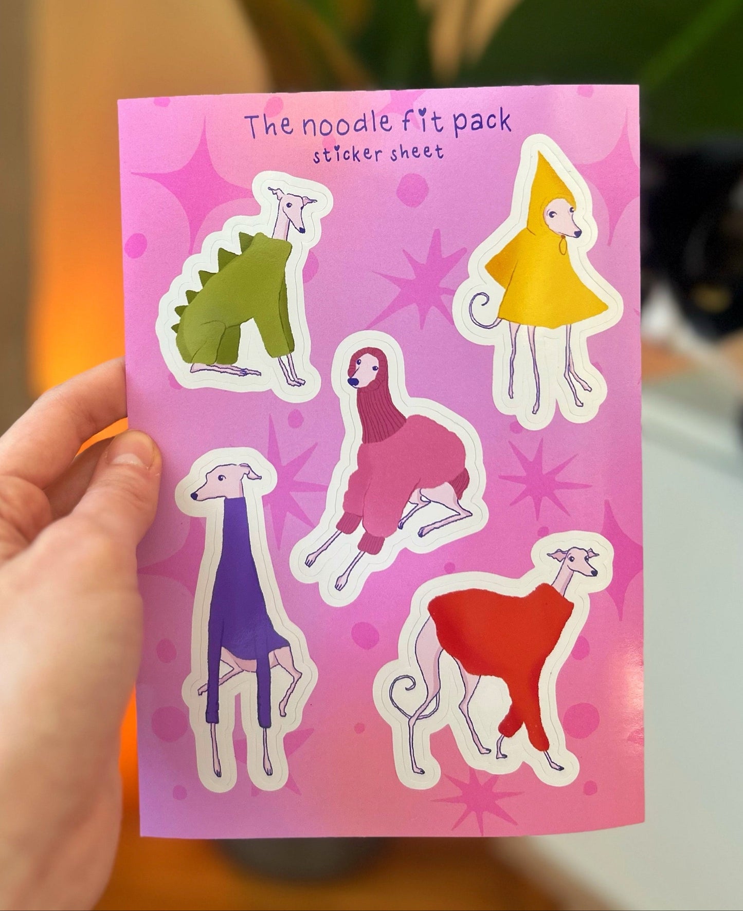 Noodle Fit Sticker sheet