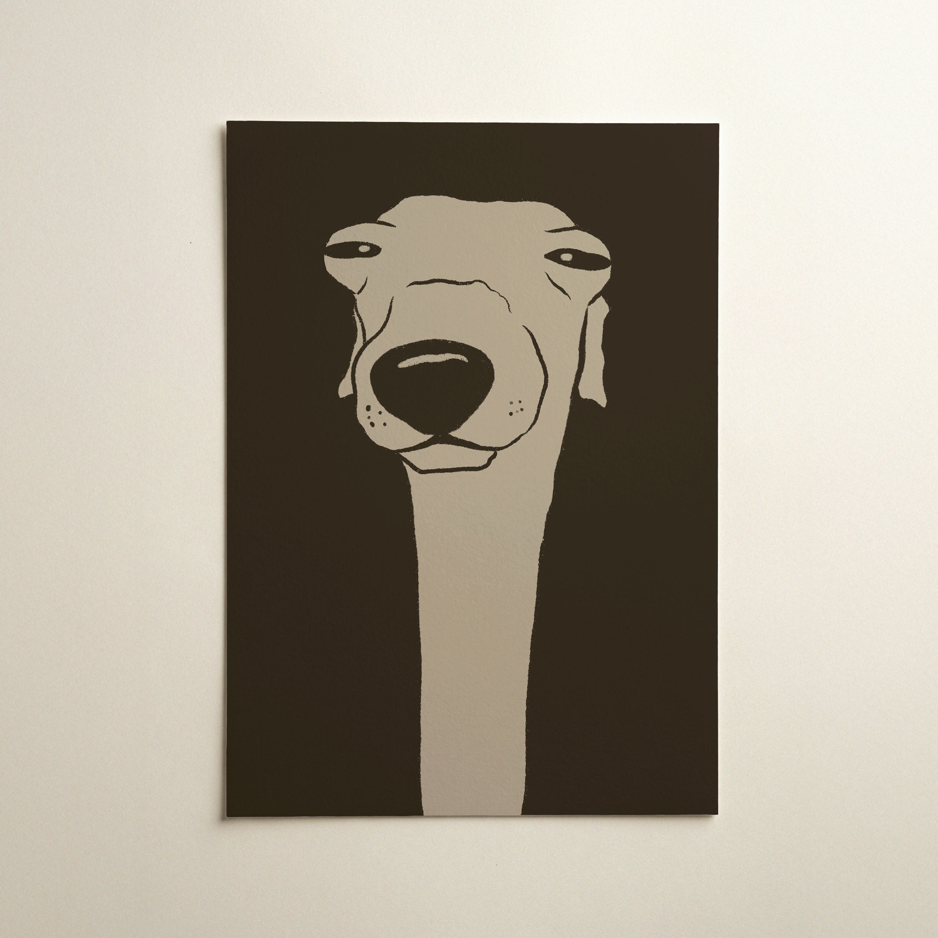 The Observing Dog Art Print