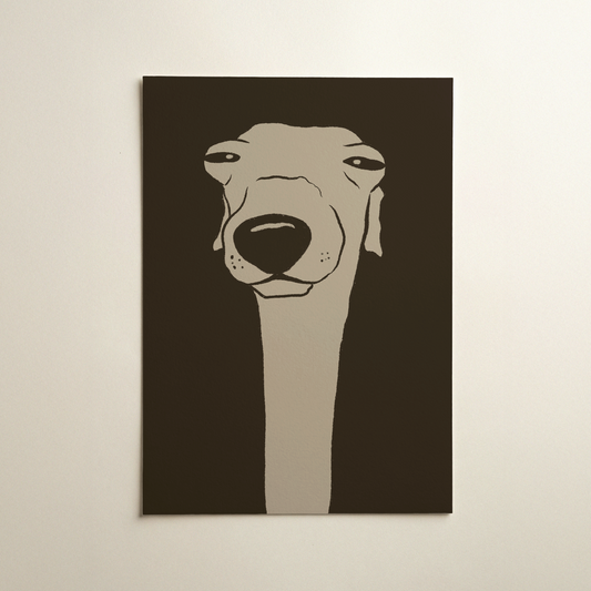 The Observing Dog Art Print