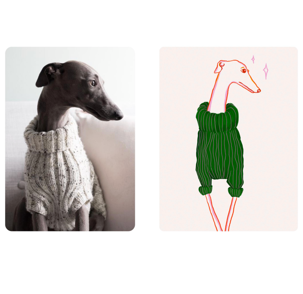 Custom Dog art