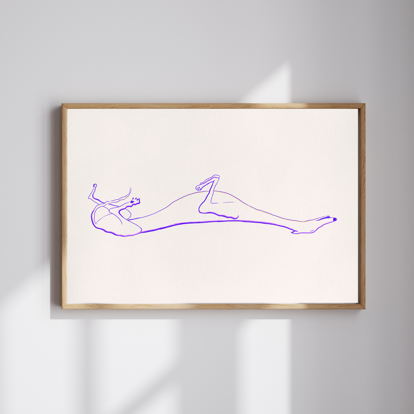 Long Dog, Long Day - Art Print