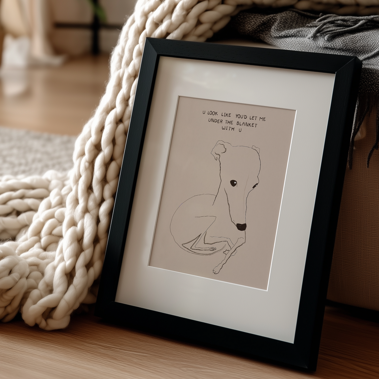 Cozy Noodle Art Print