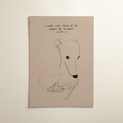 Cozy Noodle Art Print