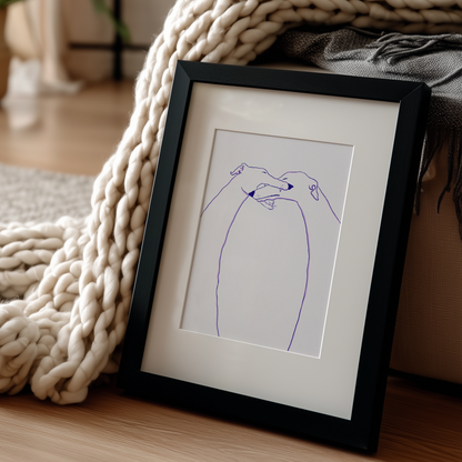 Noodle bite art print