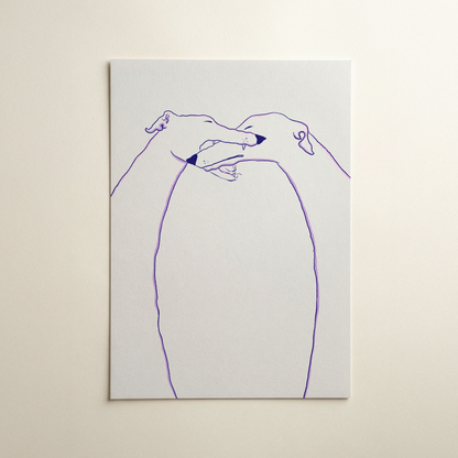 Noodle bite art print