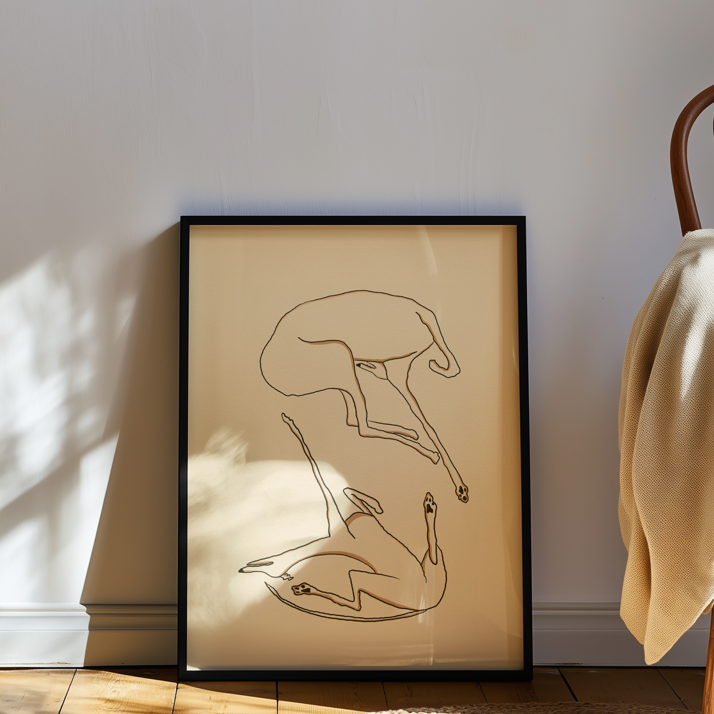 Comfy Noodle Art print