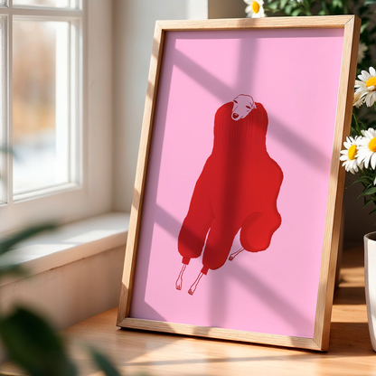 Cold Iggy Art Print