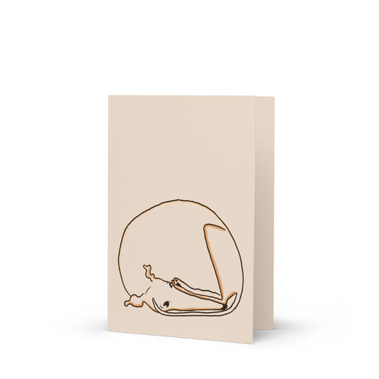 Noodle Roll Greeting card