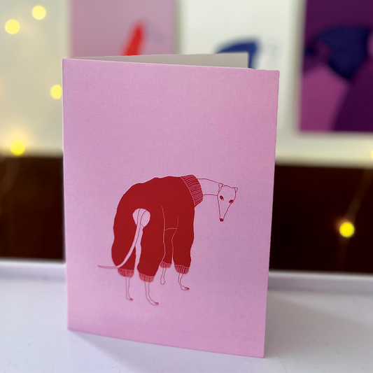 Awkward Noodle Greeting Card