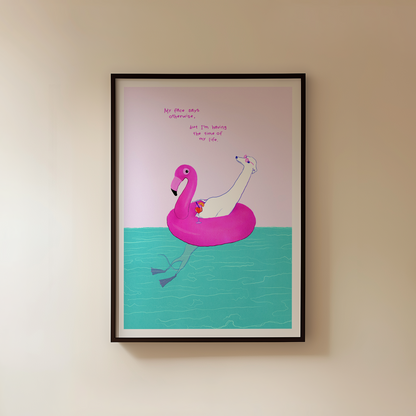 Pool Noodle Art Print