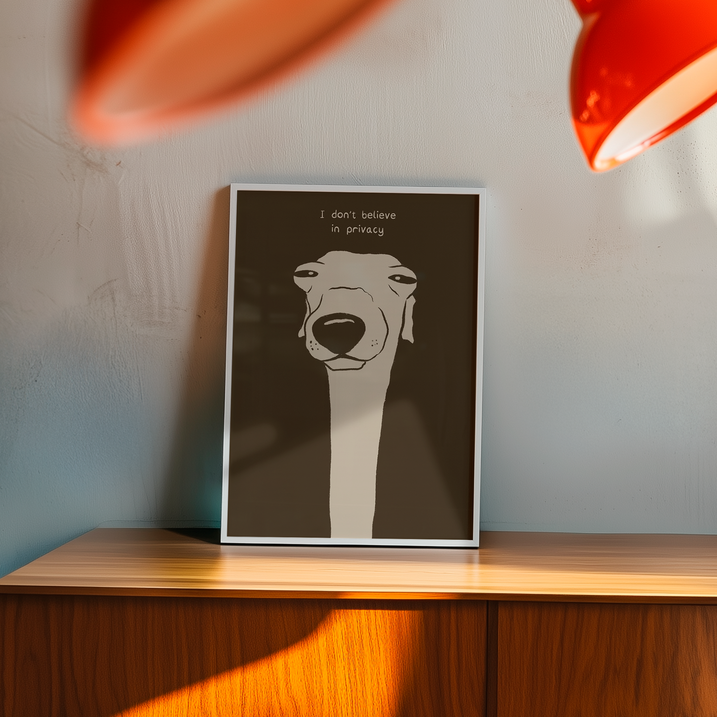 The Observing Dog Art Print