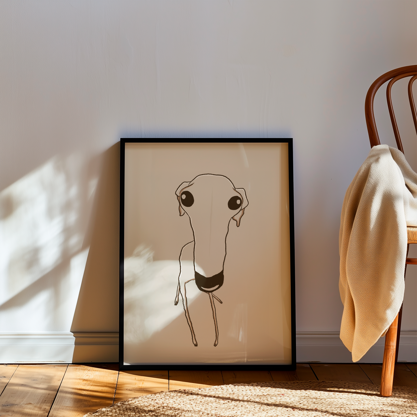 Long Nose Noodle art print