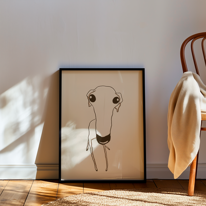 Long Nose Noodle art print