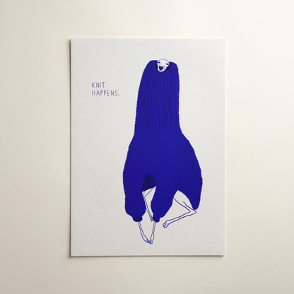 Knit Happens Art print