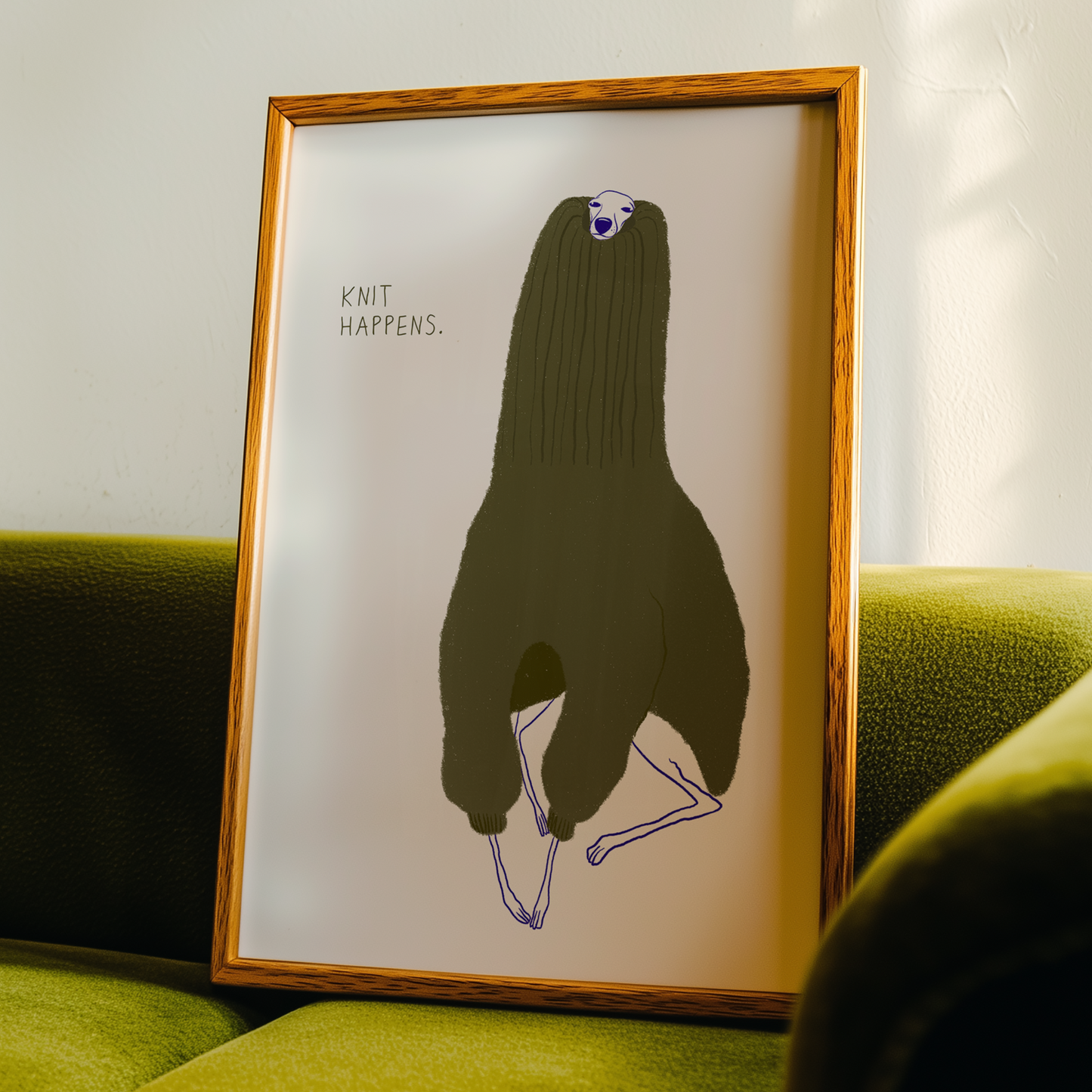 Knit Happens Art print