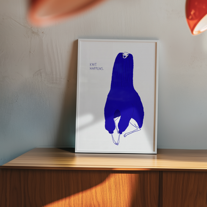 Knit Happens Art print