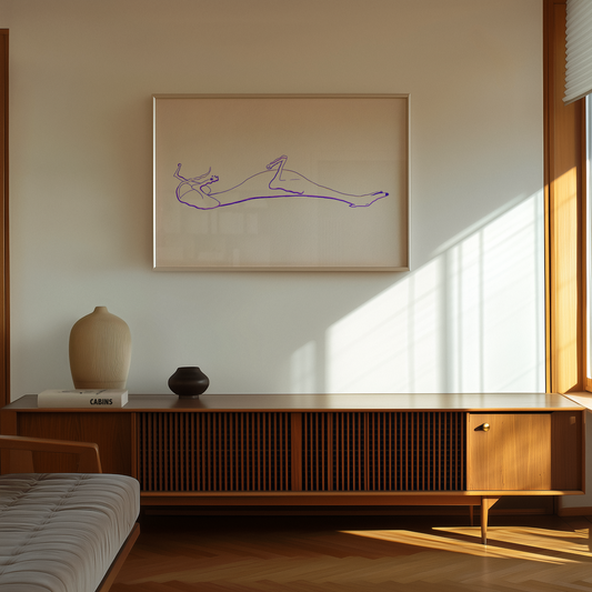 Long Dog Long Day Art Print