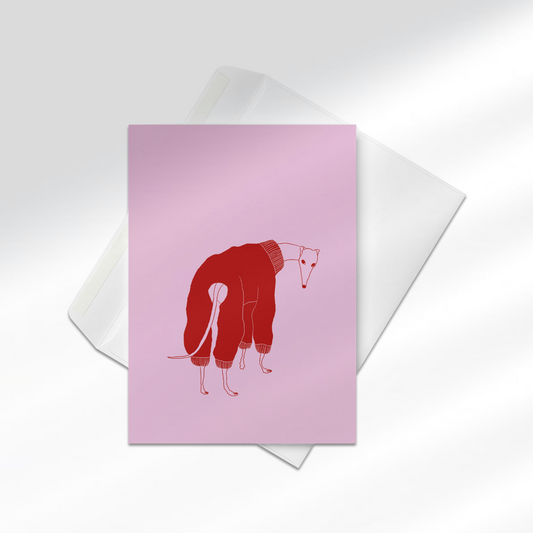 Awkward Noodle Greeting Card