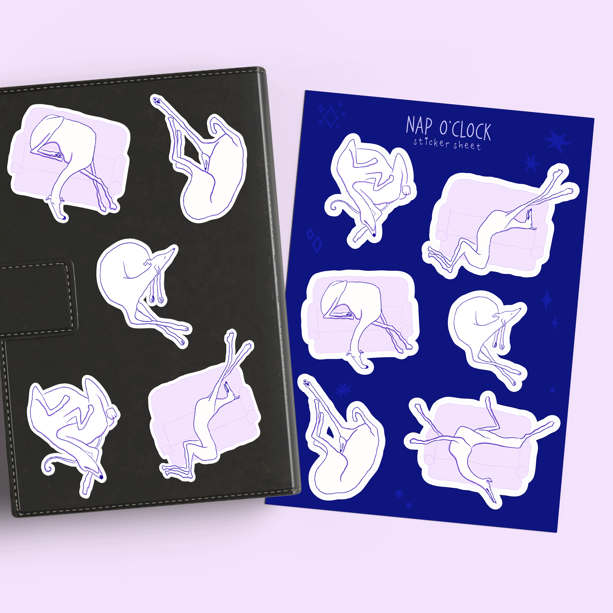 Nap O'clock Sticker sheet