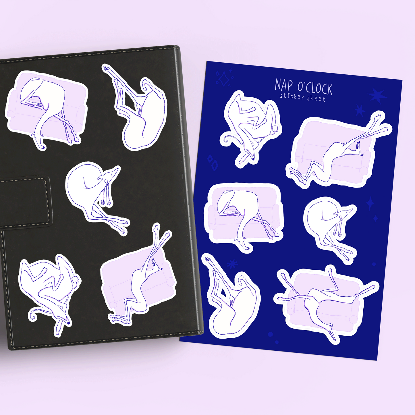 Nap O'clock Sticker sheet