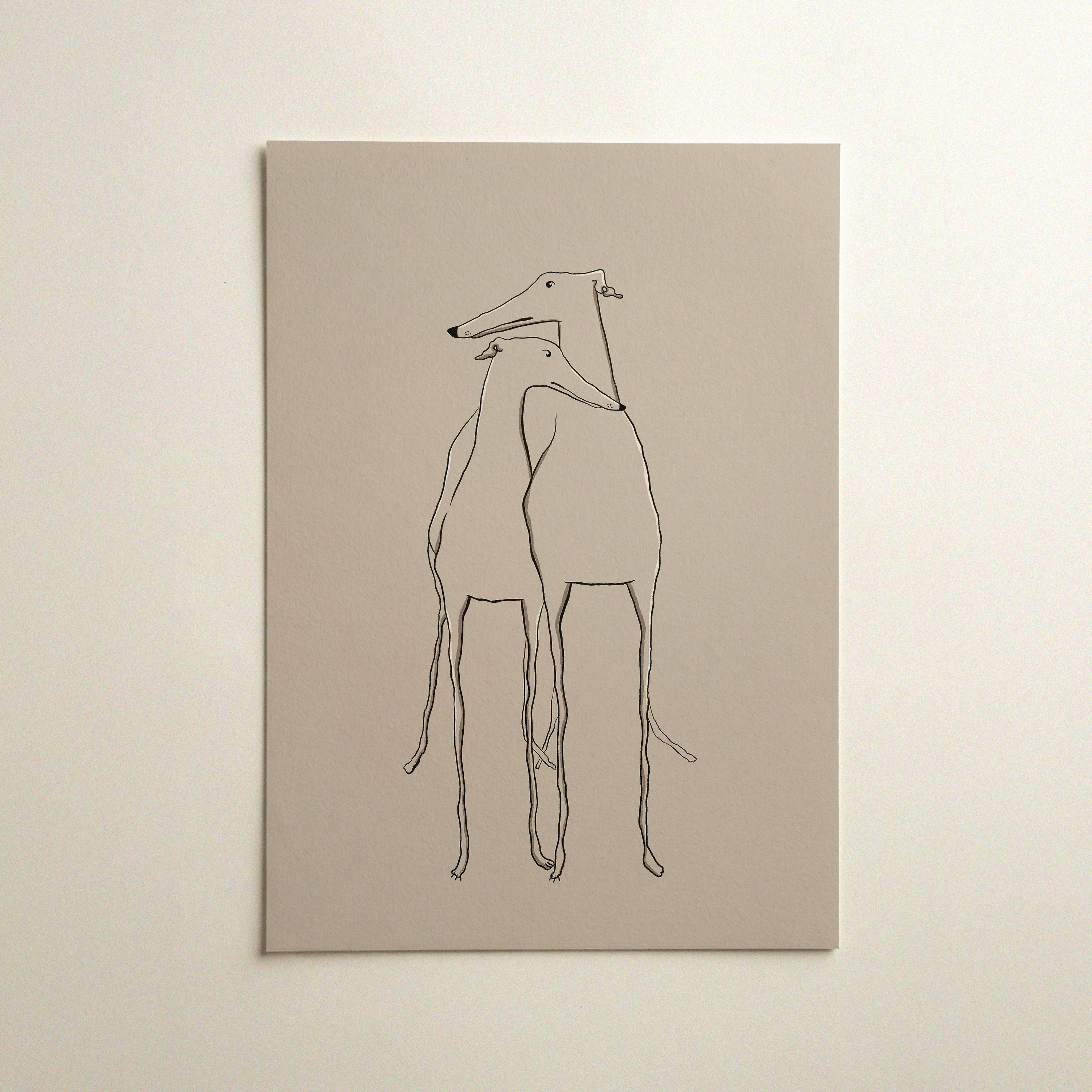 Noodle Pair Art Print