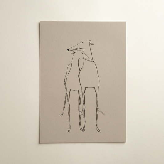 Noodle Pair Art Print