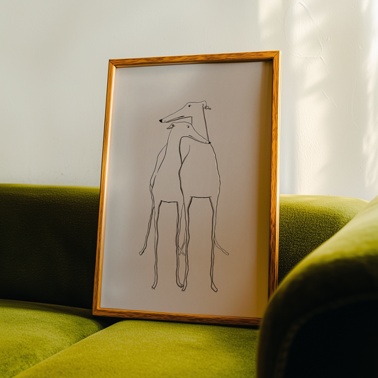 Noodle Pair Art Print