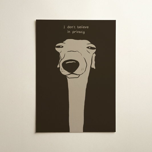 The Observing Dog Art Print