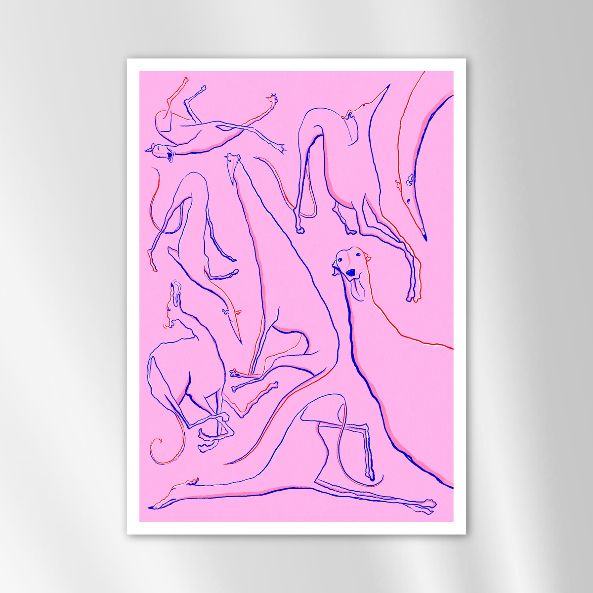 Greyt Moods Art Print