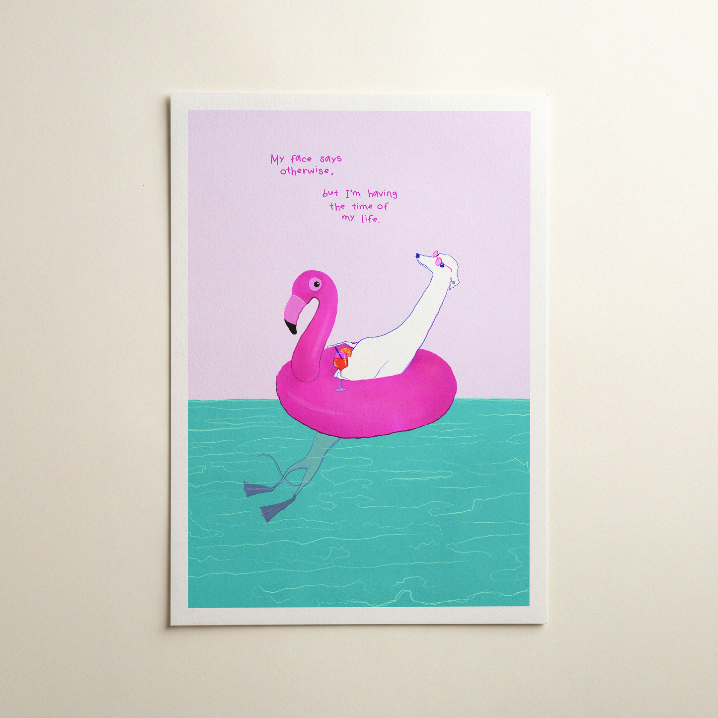 Pool Noodle Art Print