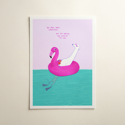 Pool Noodle Art Print