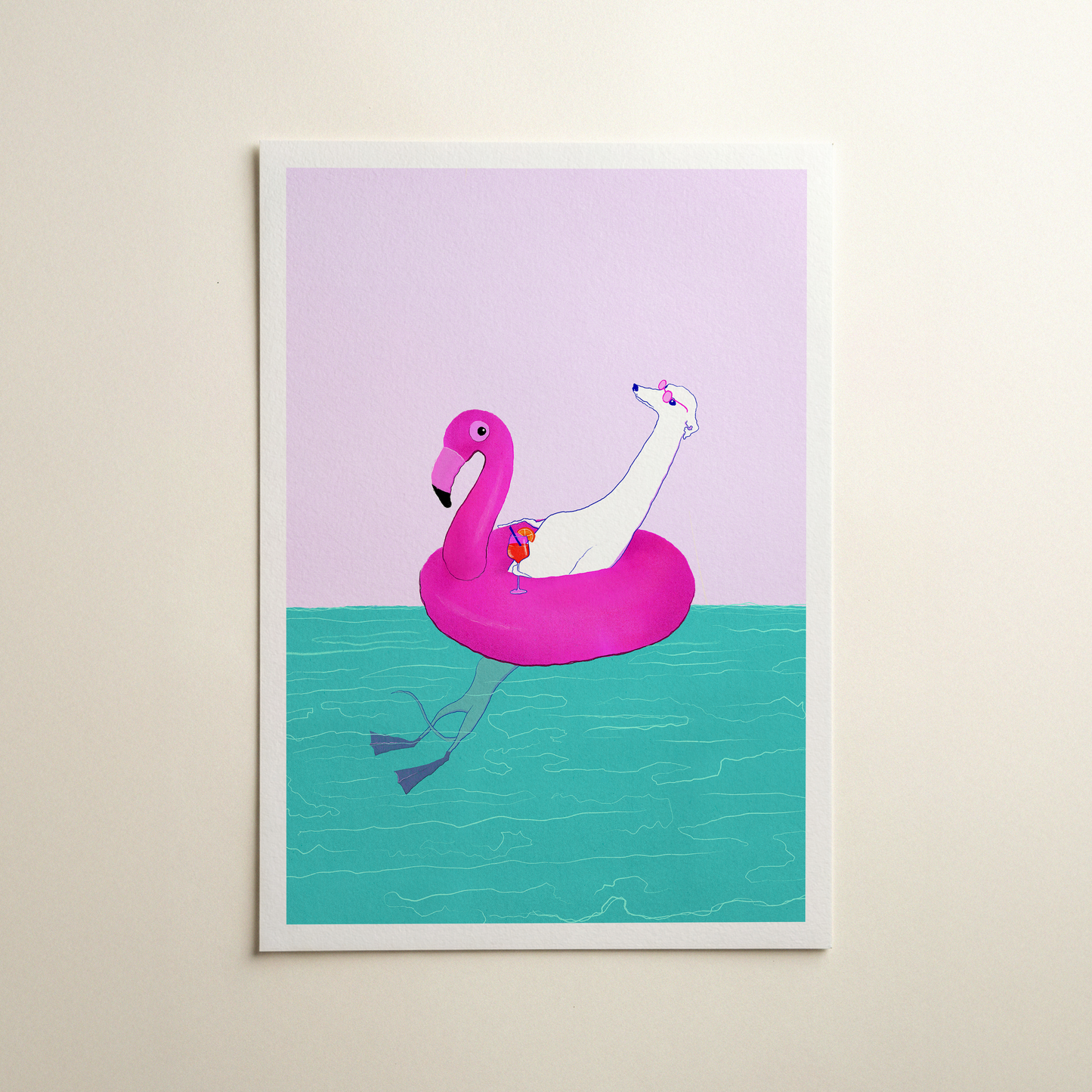 Pool Noodle Art Print
