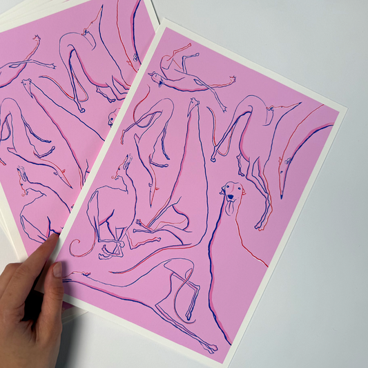 Greyt Moods Art Print