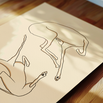 Comfy Noodle Art print