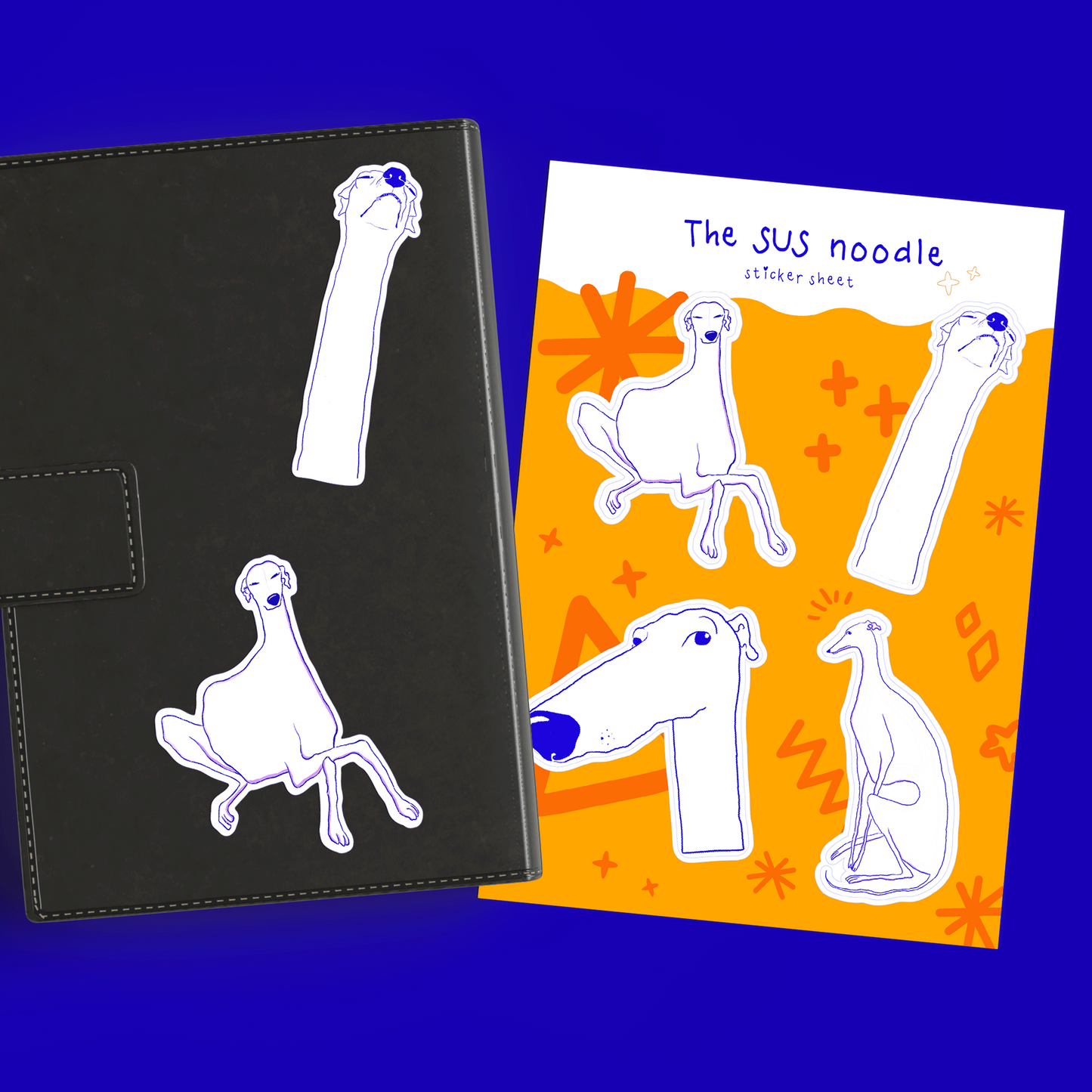 The SUS noodle Sticker sheet