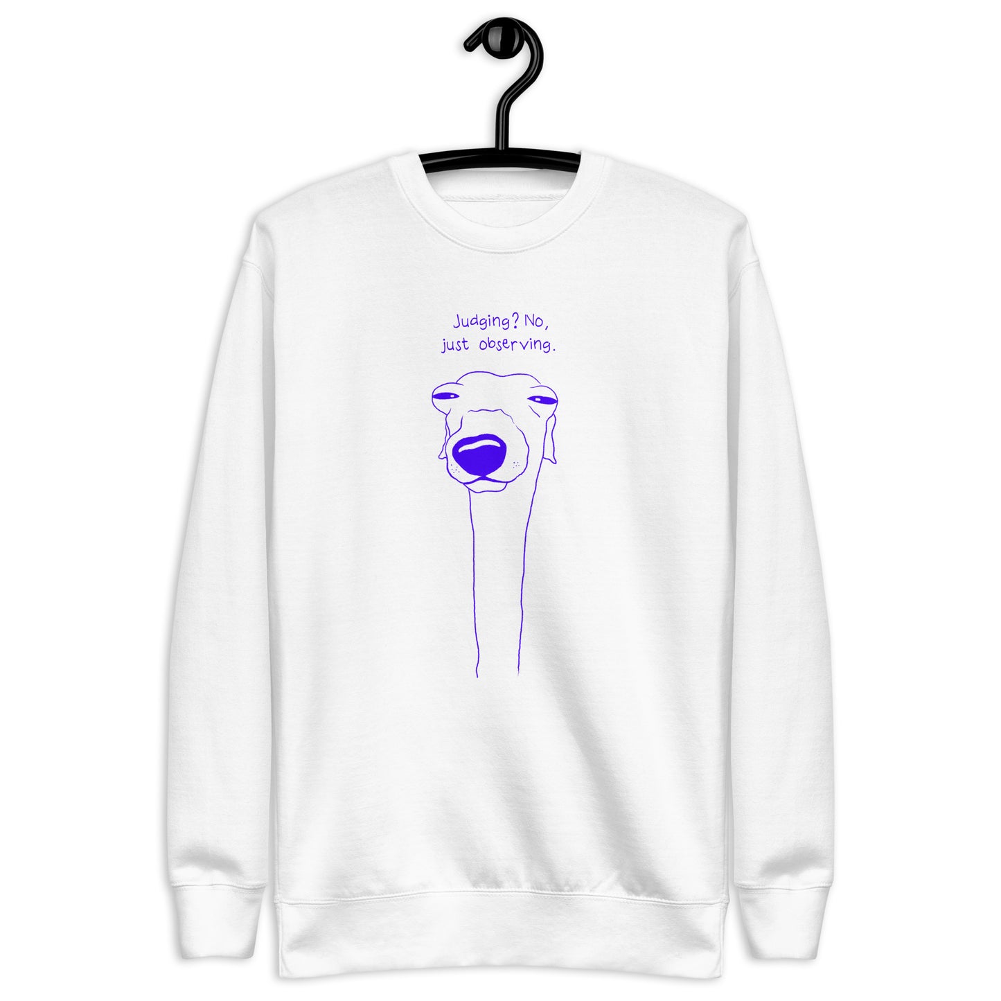 Observing dog Sweatshirt