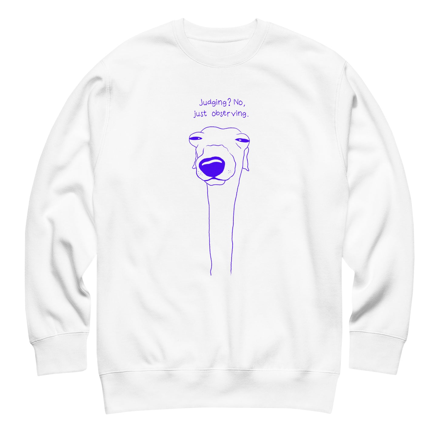 Observing dog Sweatshirt