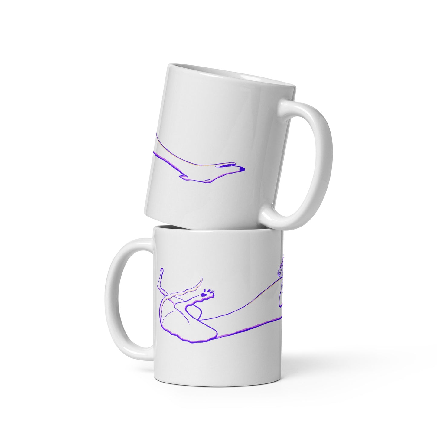 Long dog mug (11 & 15 oz)