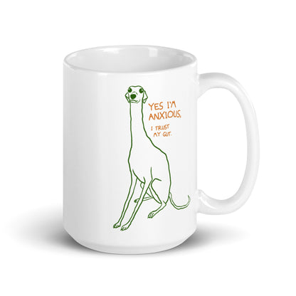 "Yes I'm anxious" ceramic mug (11 & 15 oz)