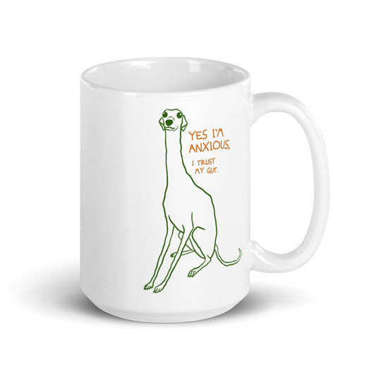"Yes I'm anxious" ceramic mug (11 & 15 oz)